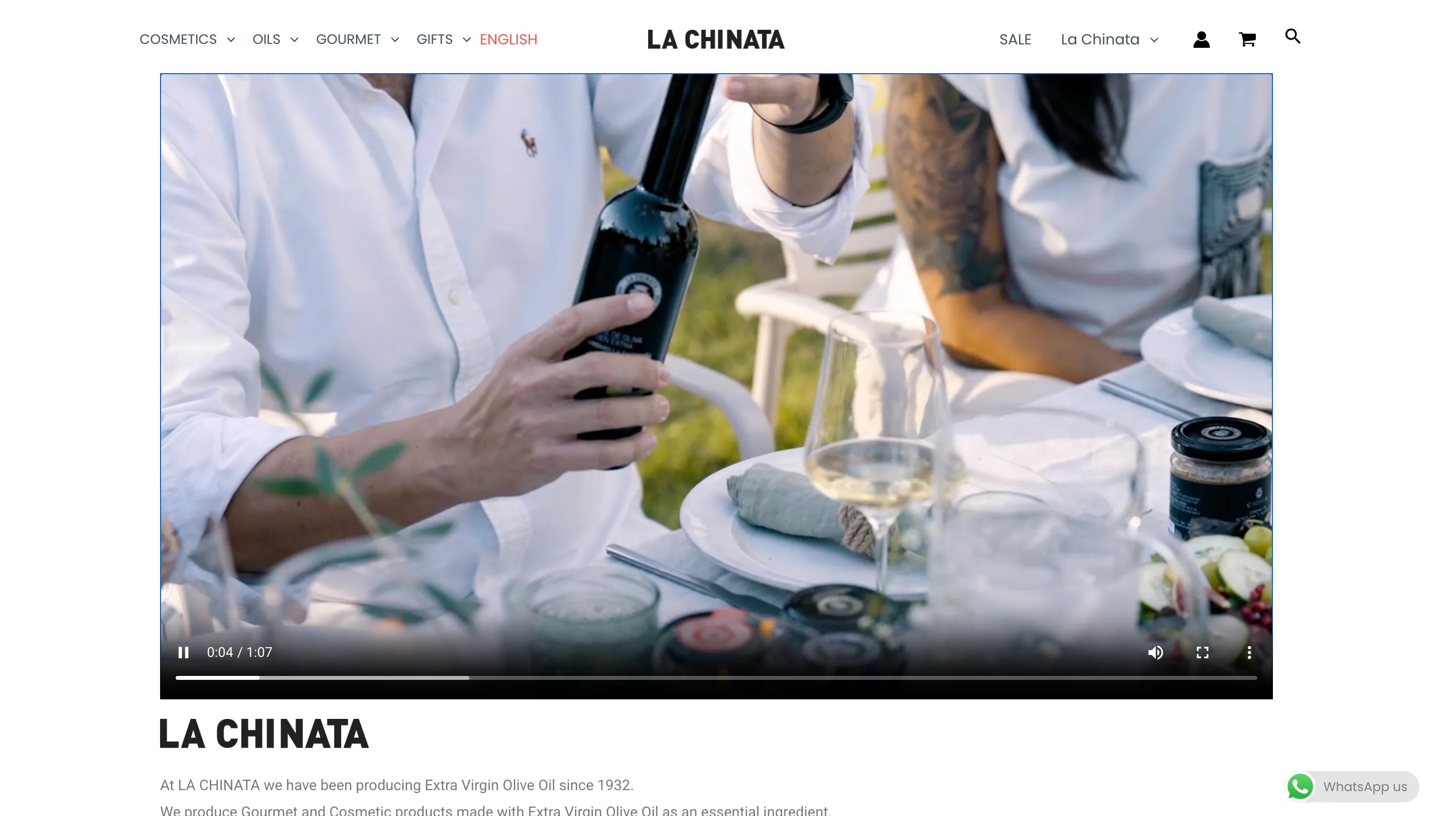 La Chinata Oman brand and lifestyle presentation